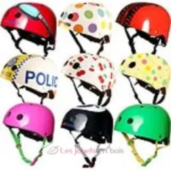 Casque enfant Metallic Red Small - Kiddimoto