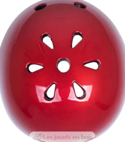 Casque enfant Metallic Red Small - Kiddimoto