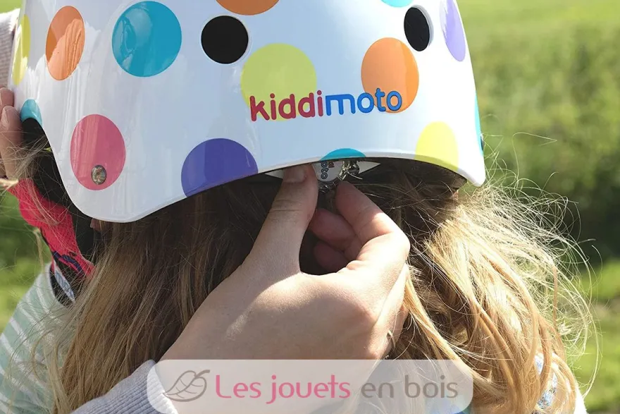 Casque enfant Pastel Dotty Medium - Kiddimoto
