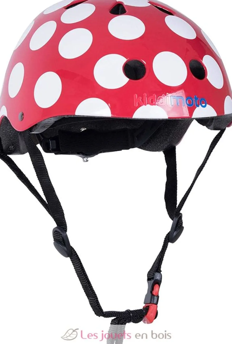 Casque enfant Red Dotty Medium - Kiddimoto