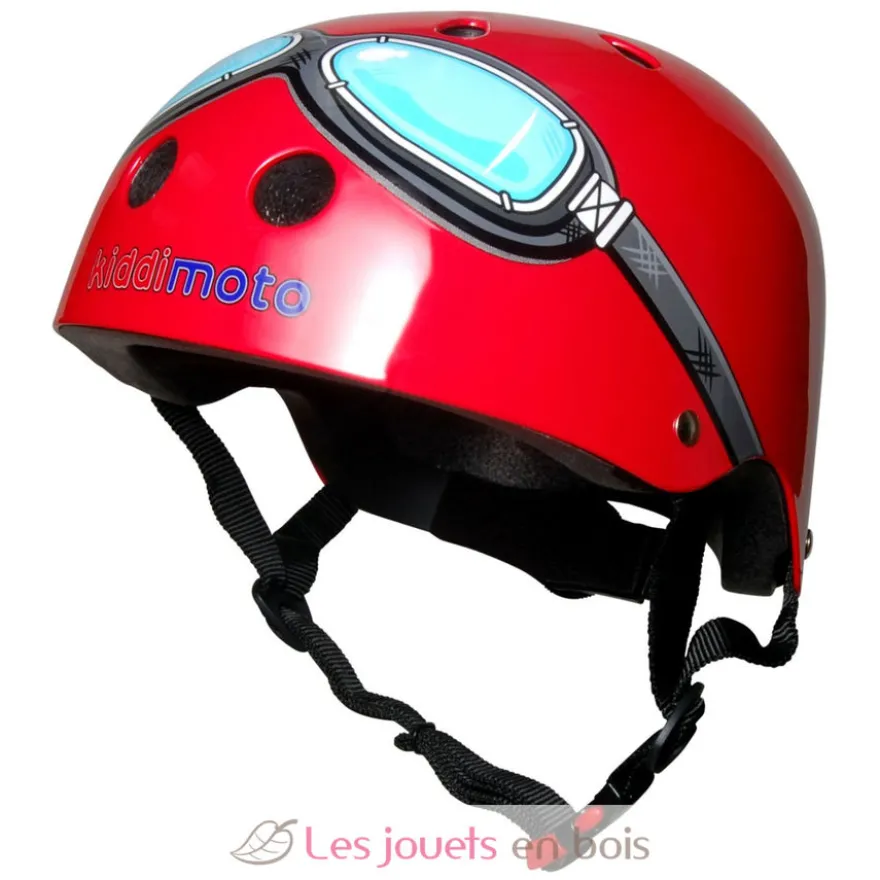 Casque enfant Red Goggle Medium - Kiddimoto