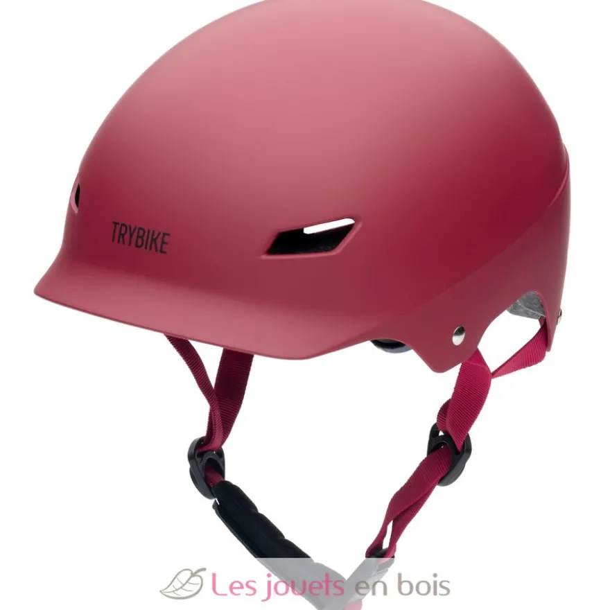 Casque S/M vintage rouge - Trybike