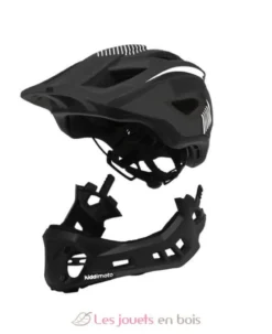 Casque vélo intégral noir S - Kiddimoto