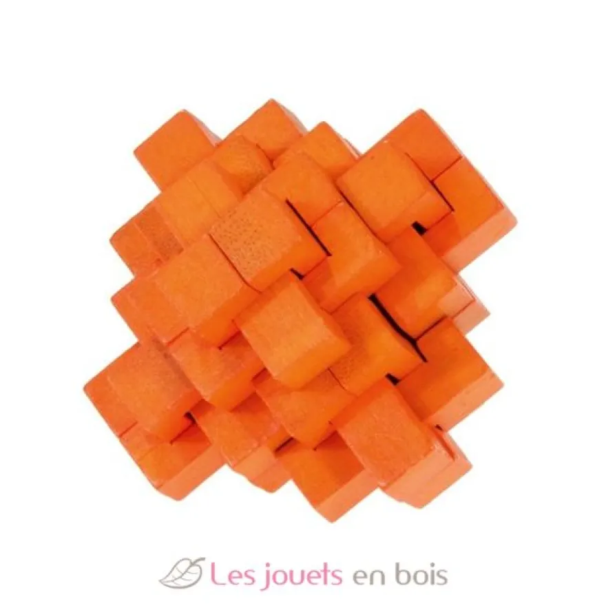 Casse-tête bambou Ananas orange - Fridolin