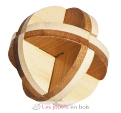 Casse-tête bambou Balle 3 disques - Fridolin