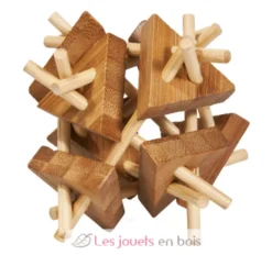 Casse-tête bambou Bâtons et triangle - Fridolin