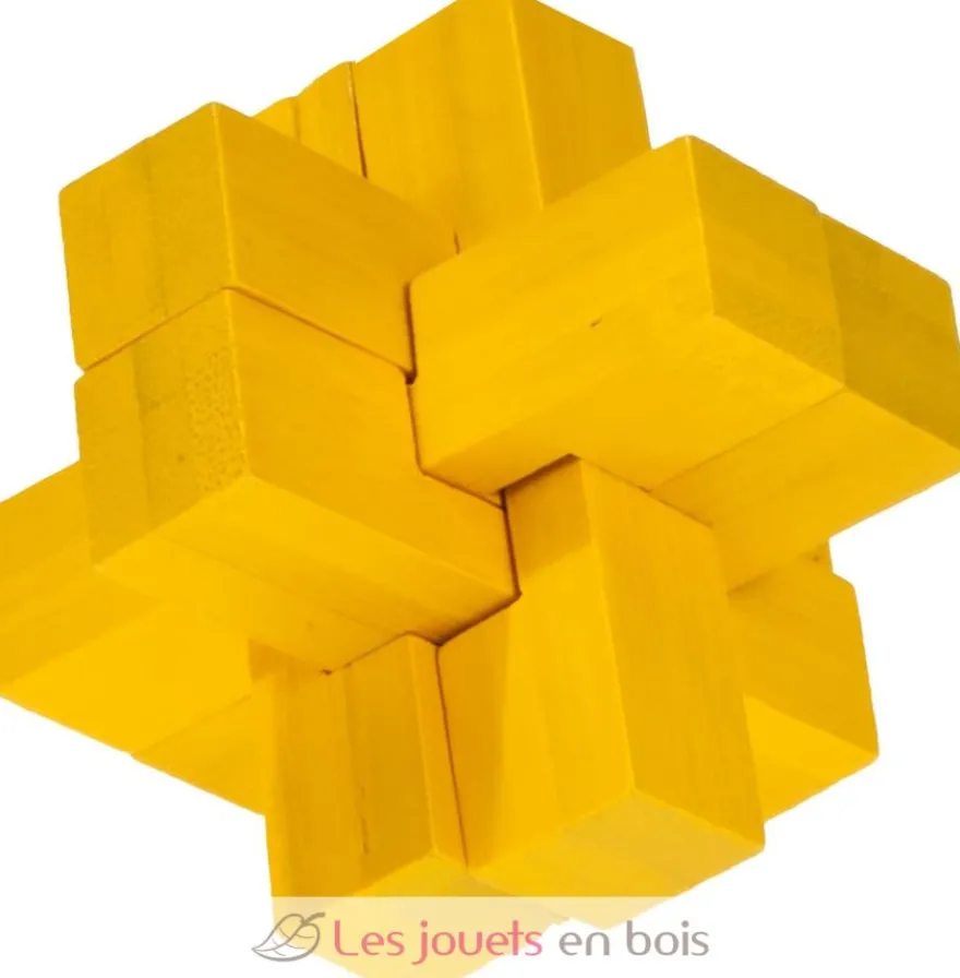 Casse-tête bambou La croix jaune - Fridolin