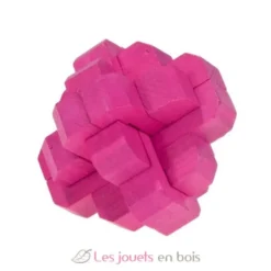 Casse-tête bambou Le nœud rond magenta - Fridolin