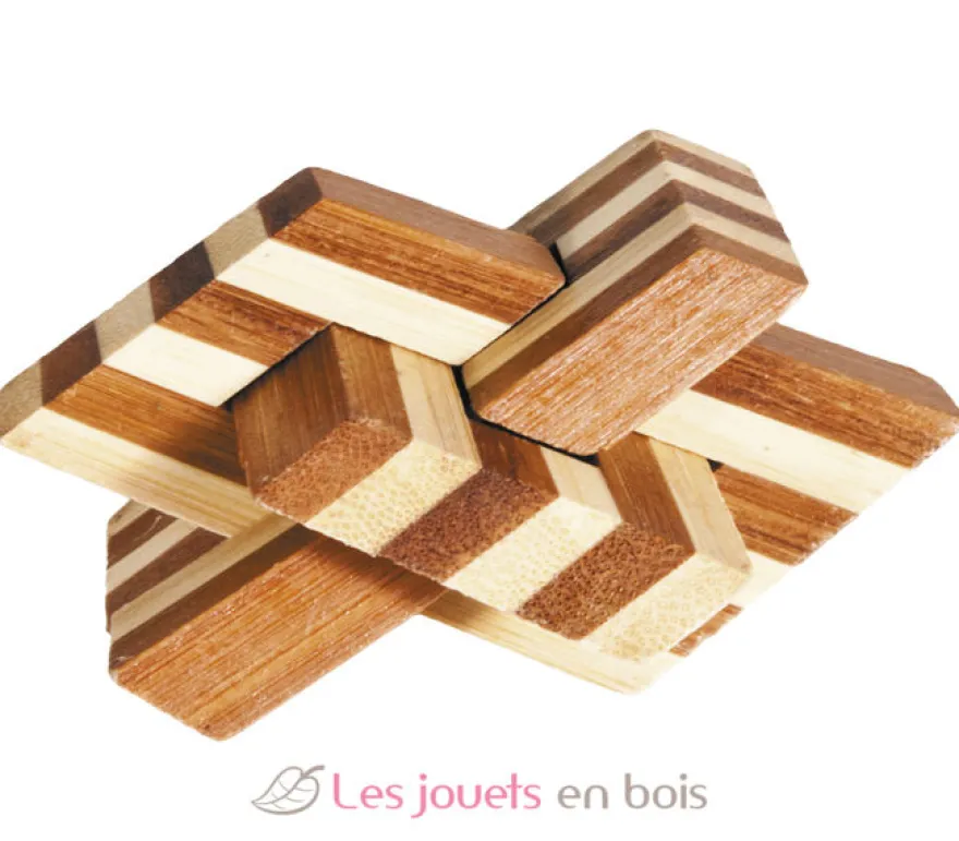 Casse-tête bambou Nœud de chaîne - Fridolin