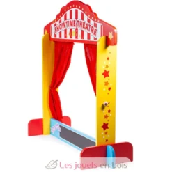 Castelet de théâtre de marionnettes - Bigjigs Toys