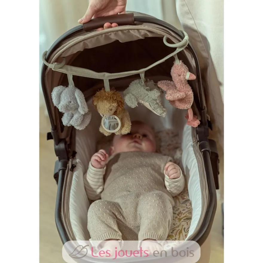 Chaine d'activités pour poussette Safari Friends - Little Dutch