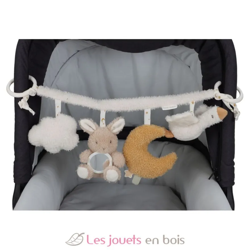 Chaine d'activités pour poussette Newborn Naturals - Little Dutch
