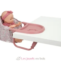 Chaise de table pour poupée rose - Little Dutch
