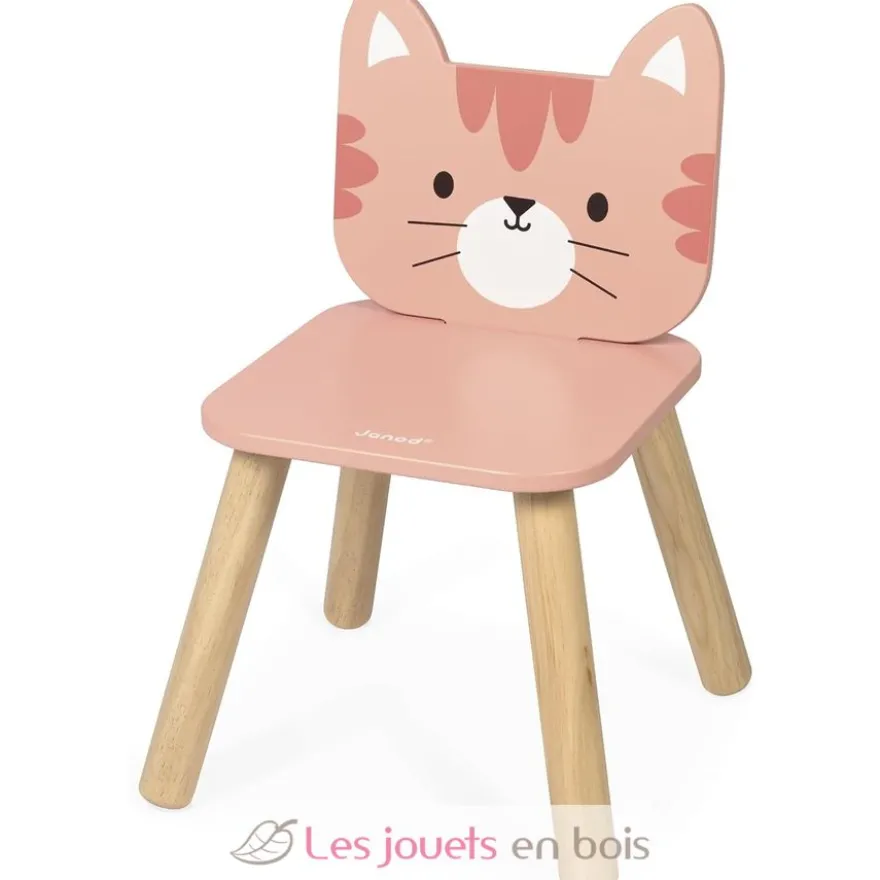 Chaise enfant Chat - Bois - Janod