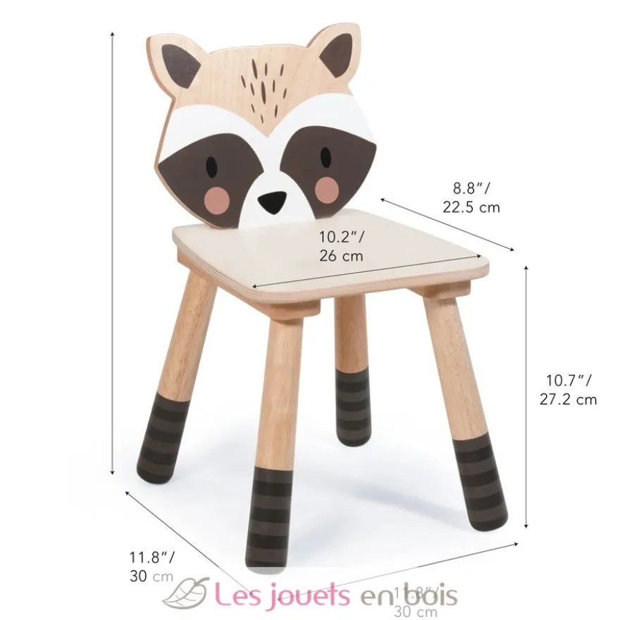 Chaise forêt Raton Laveur - Tender Leaf Toys