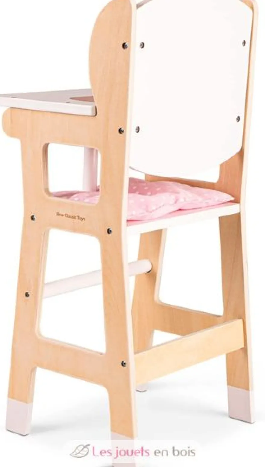 Chaise haute en bois pour poupée - New Classic Toys