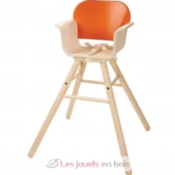 Chaise haute - Orange - Plan Toys