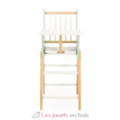 Chaise haute poupée Zen vert d'eau - Janod