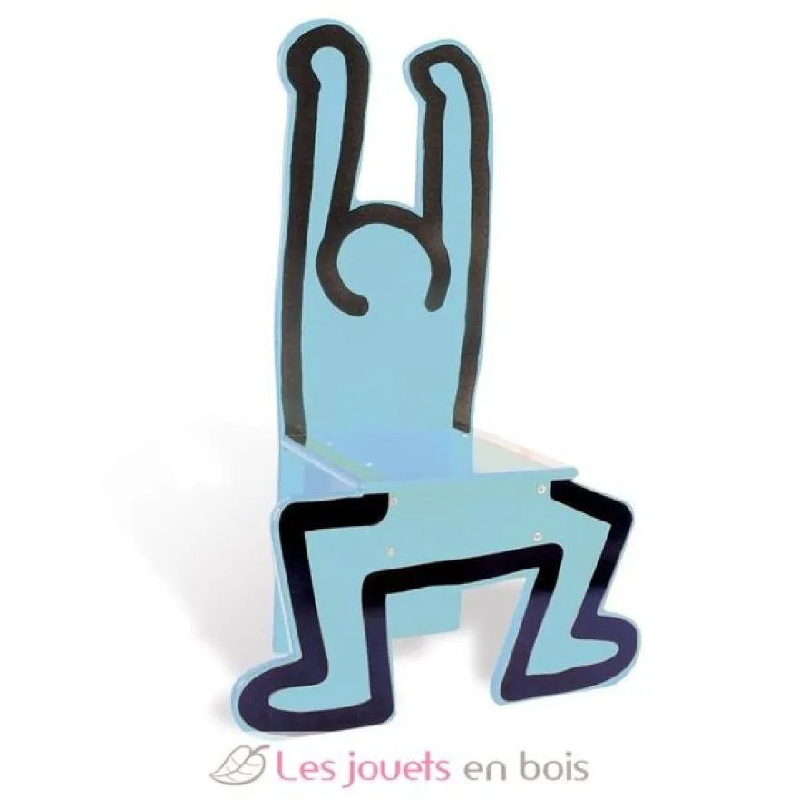 Chaise Keith Haring bleue - Vilac