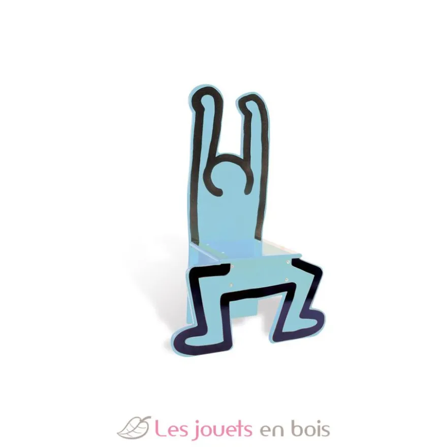 Chaise Keith Haring bleue - Vilac