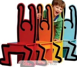Chaise Keith Haring rouge - Vilac