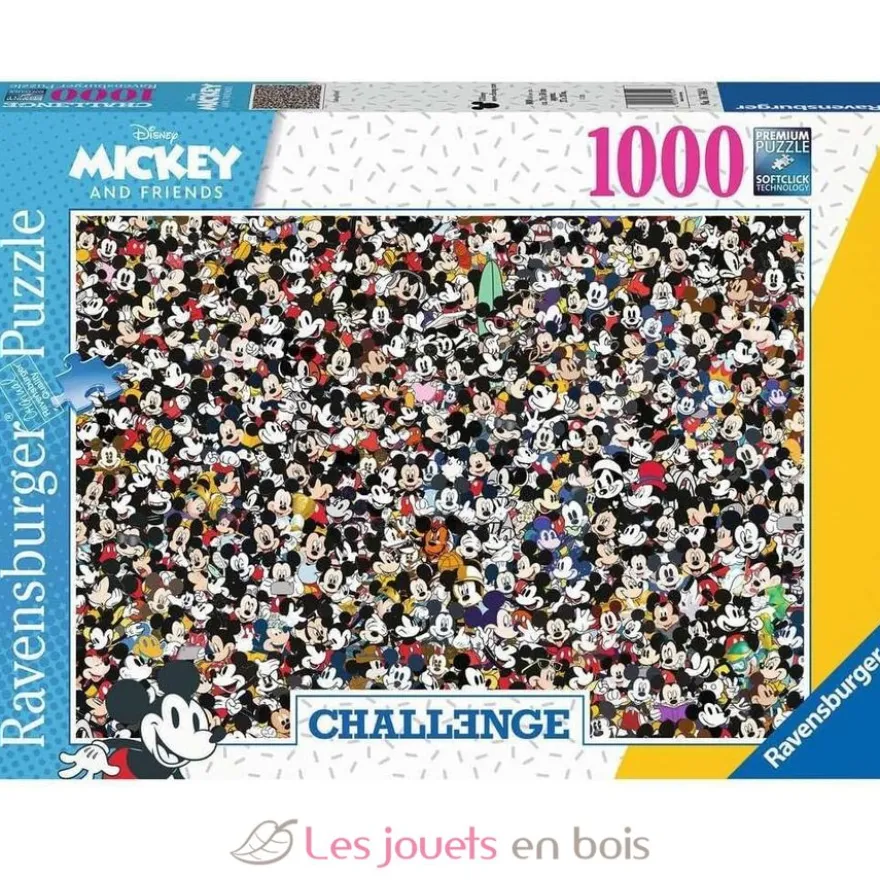 Challenge Puzzle Mickey Mouse 1000 Pcs - Ravensburger