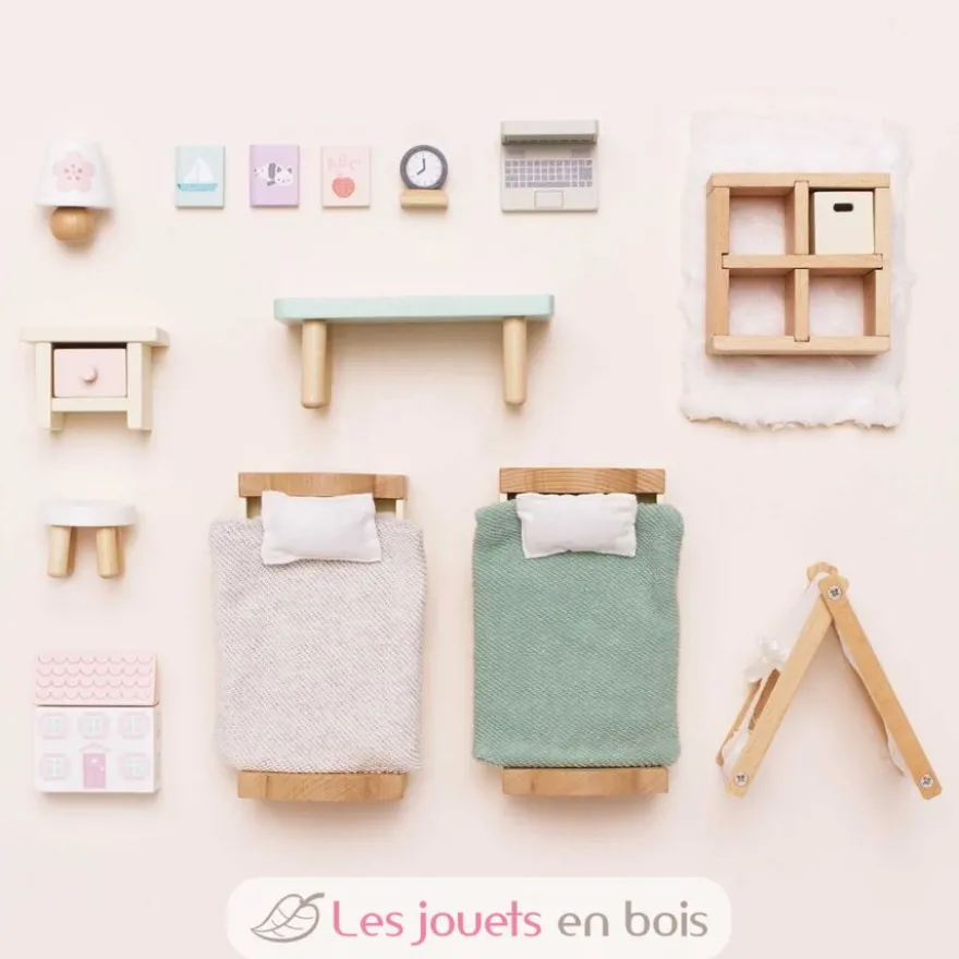 Chambre enfants pour maison de poupées - Le Toy Van