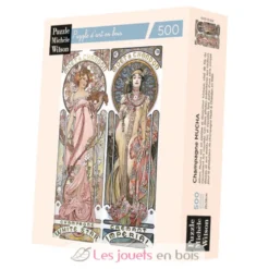 Champagne de Mucha - Puzzle Michèle Wilson