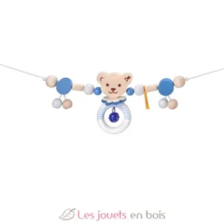 Chaîne pour poussette Ours Steiff bleu - Selecta