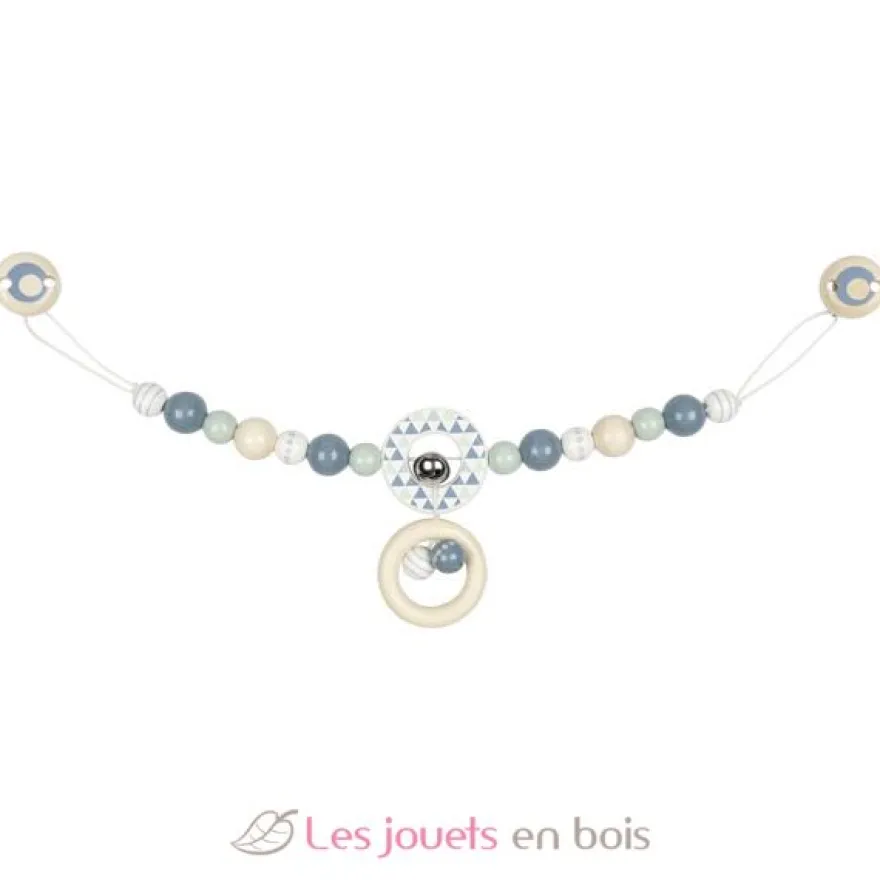 Chaîne poussette Tendance bleu - Heimess