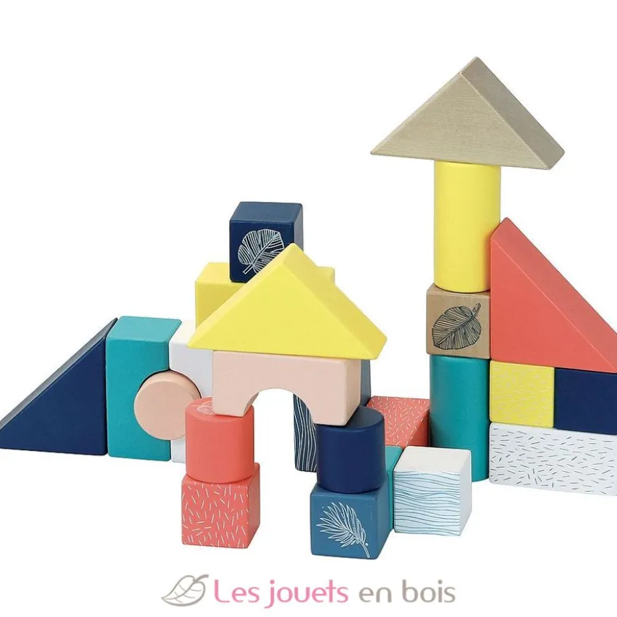 Chariot de cubes Sous la Canopée - Vilac