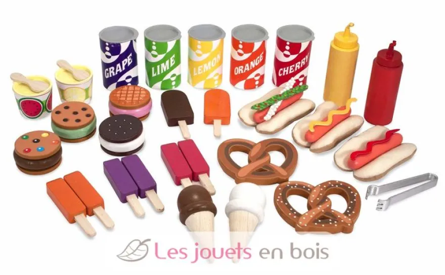 Chariot de Glacier et Street Food - Melissa & Doug