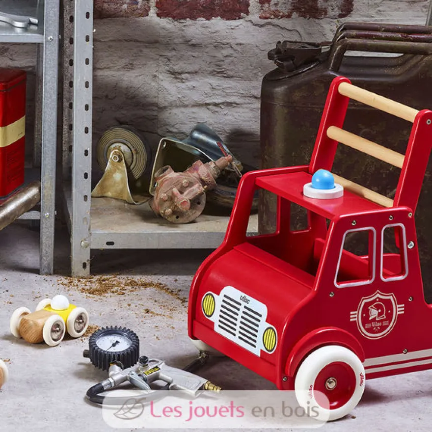 Chariot de marche camion de pompiers - Vilac