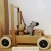 Chariot de marche en bois massif - Egmont Toys
