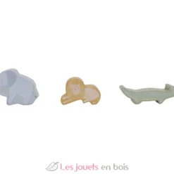 Chariot de marche en bois Safari Friends vert - Little Dutch