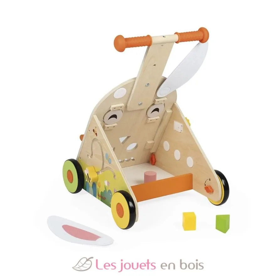 Chariot de marche multi-activités Lapin - Janod