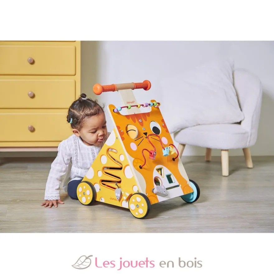Chariot multi-activités Chat - Janod