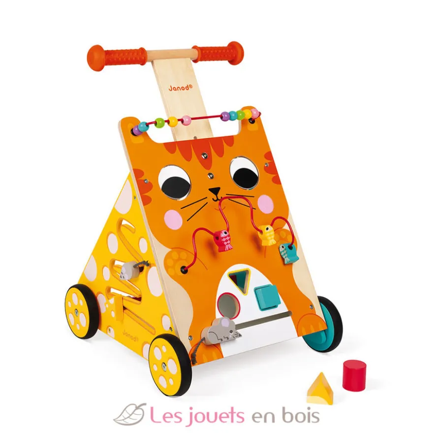 Chariot multi-activités Chat - Janod