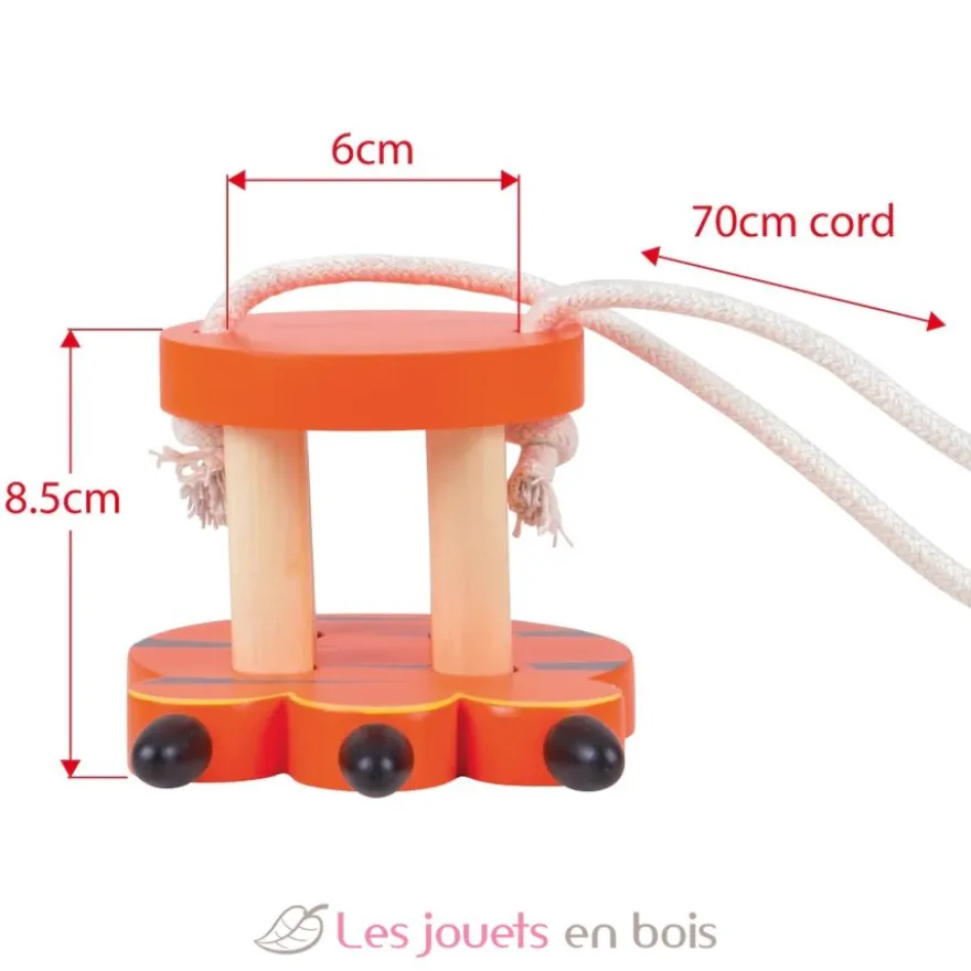 Échasses pattes de tigre - Bigjigs Toys