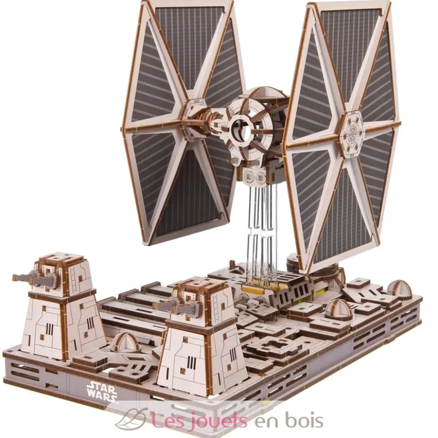 Chasseur TIE Star Wars - Puzzle 3D mécanique en bois - Ugears