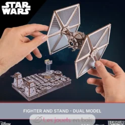 Chasseur TIE Star Wars - Puzzle 3D mécanique en bois - Ugears