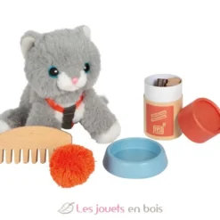 Chat avec sac et kit de soins - Small Foot company