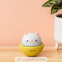 Chat culbuto et véhicule à friction - Tiger Tribe