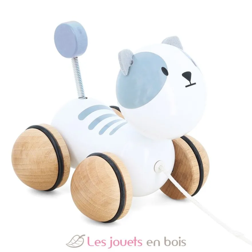 Chaton à traîner en bois Gribouille - Vilac