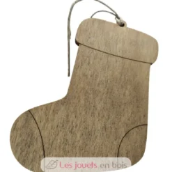Chaussette de Noël personnalisable en bois - Vintiun