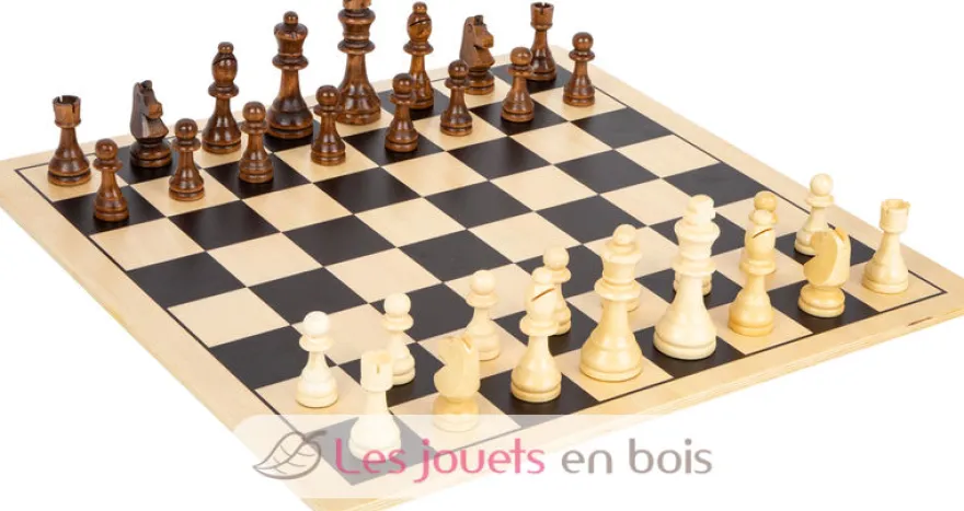 Échecs et dames XL en bois - Small Foot Compagny
