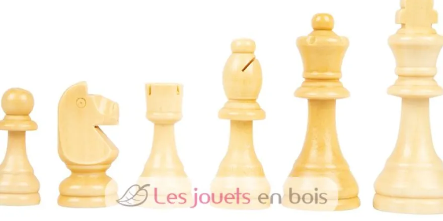 Échecs et dames XL en bois - Small Foot Compagny