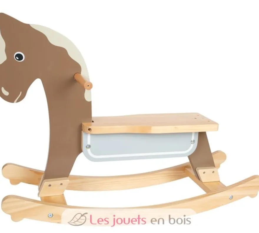 Cheval à bascule avec siège marron Small foot compagny