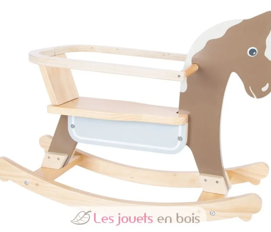 Cheval à bascule avec siège marron Small foot compagny