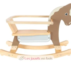 Cheval à bascule avec siège marron Small foot compagny